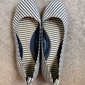 Gap Stripe Canvas Flats